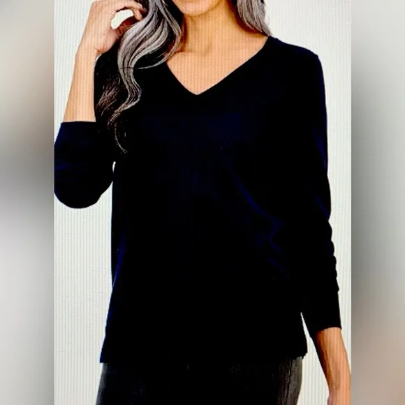 Style & Co Classic V-Neck Sweater - Picture 1 of 5